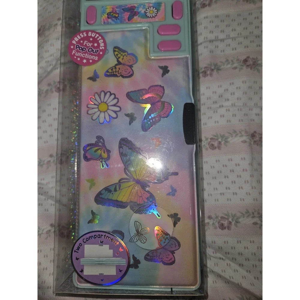 Hot Focus Multi Use Pencil Case With Calculator New
